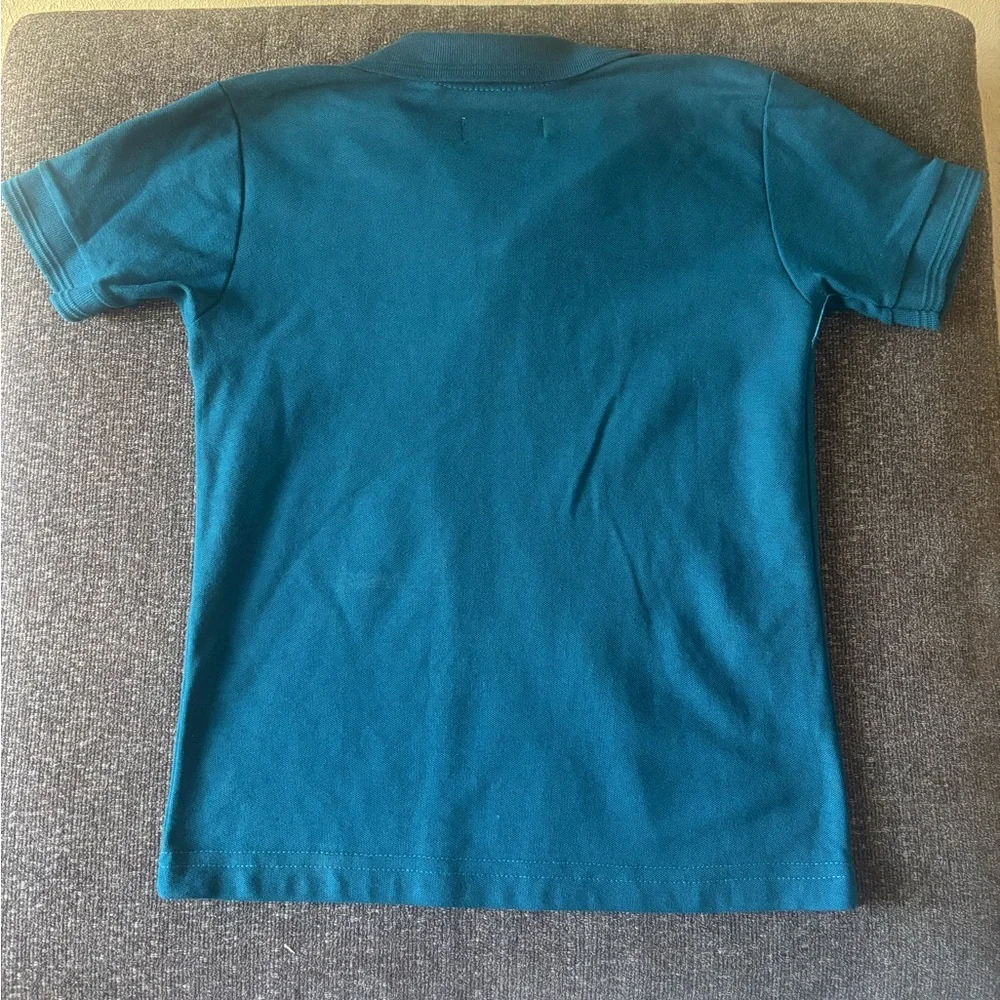 Ralph Lauren Boys Teal Blue Polo Shirt with Embroidered Pony